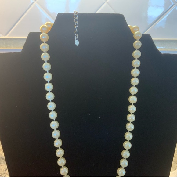 Vintage pearl necklace signed Monet. - Picture 3 of 4